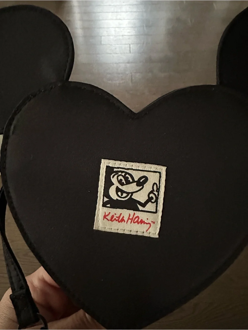 H&M Black Mickey Ear Crossbody Bag - Picture 3 of 3